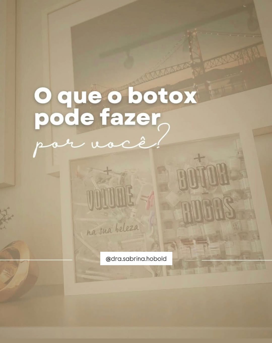 Dra. Sabrina Hobold realizando aplicação de toxina botulínica